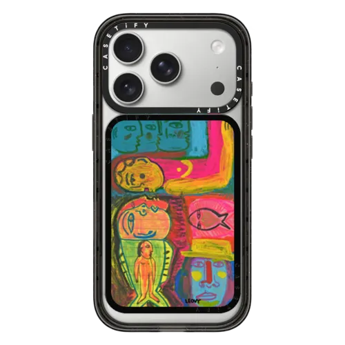 eaten by fish | Snappy Cardholder Stand / Snappy Cardholder Stand MagSafe Compatible / Black | Image 1