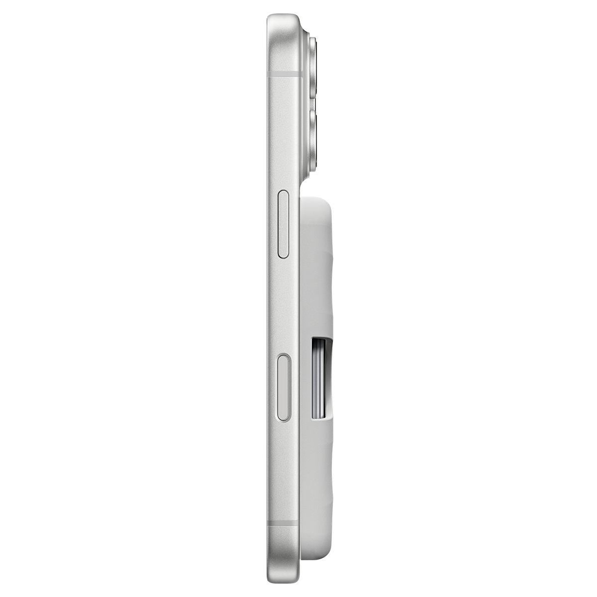 Snappy Ripple Wallet MagSafe Compatible - Pebble Grey