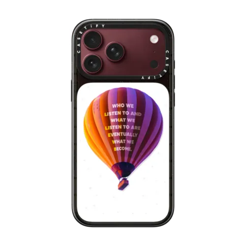 HOT AIR BALLOON | iPhone 18 Pro Max / Impact Case MagSafe Compatible - Glossy / Glossy Black | Image 1