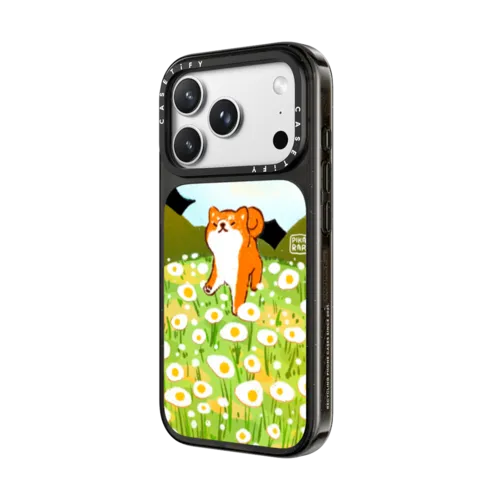 Egg Field by PIKARAR | iPhone 18 Pro Max / Impact Case MagSafe Compatible - Glossy / Glossy Black | Image 2
