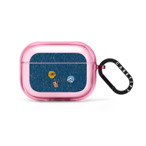 Floating people #2 | AirPods Pro 2 / Earbuds Impact Case / Pink Fizz | Image 1