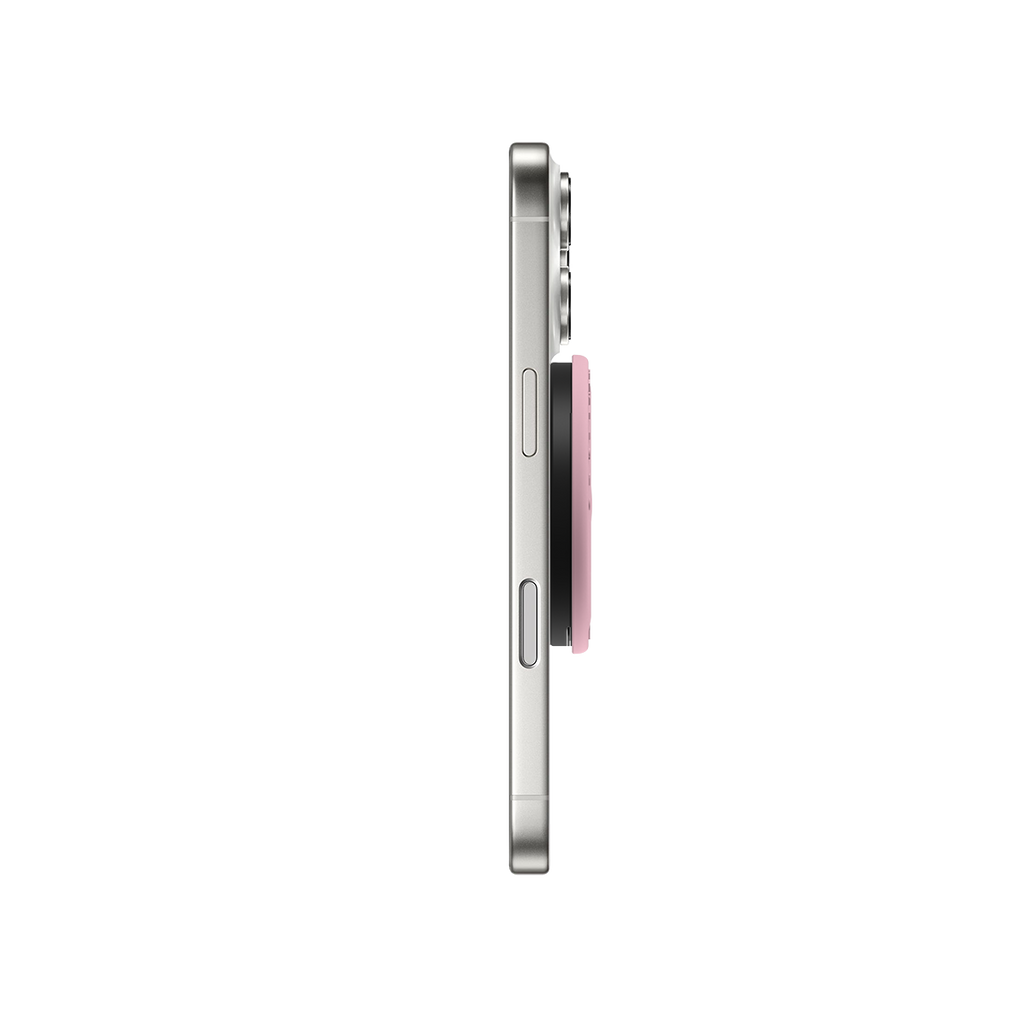 Snappy Ripple Grip Stand MagSafe Compatible - Primrose Pink