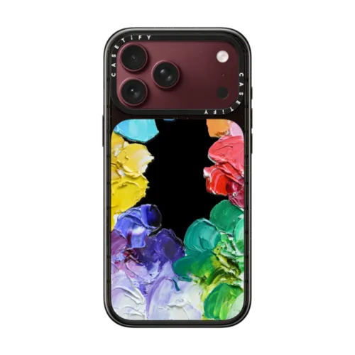 Rainbow Color Wheel | iPhone 18 Pro Max / Impact Case MagSafe Compatible - Glossy / Glossy Black | Image 1