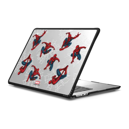 Spider-Man Medley Laptop Case | MacBook Air 15-inch (M2 - M5) / MacBook Impact Case / Black | Image 1