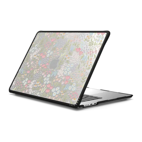 Eleanor by Ivory Paper Co | MacBook Air 15-inch (M2 - M5) / MacBook Impact Case / Black | Image 1