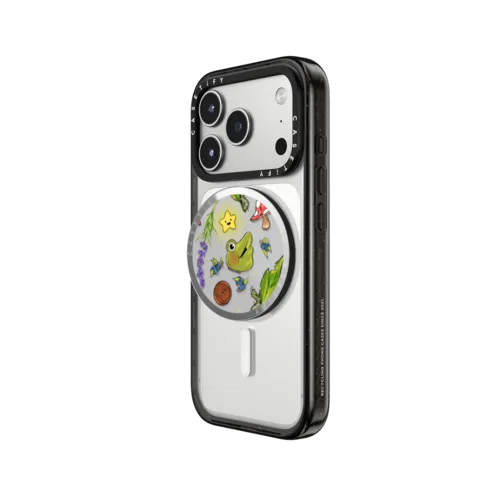 Night Foraging | Snappy Grip Stand / Snappy Mirror Grip Stand MagSafe Compatible / Silver | Image 2