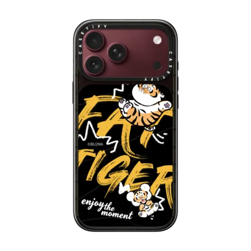 Enjoy The Moment BY BU2MA | iPhone 18 Pro Max / Impact Case MagSafe Compatible - Glossy / Glossy Black | Image 1