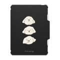 White Day by drawingmary | iPad Pro 11-inch (3rd/4th gen) / iPad Impact Folio Case / Black | Image 1