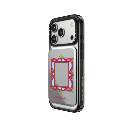 Photo Frame Wall | Snappy Cardholder Stand / Snappy Mirror Cardholder Stand MagSafe Compatible / Silver | Image 2