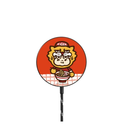 PP Baby Yummy Tiger Magnetic Wireless Charger |   / PowerThru Magnetic Wireless Charger MagSafe Compatible / Black | Image 1