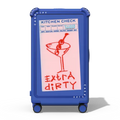 Extra Dirty - Pink | 29" Check-In Trunk Suitcase / Bounce Suitcase / Cobalt Blue | Image 1