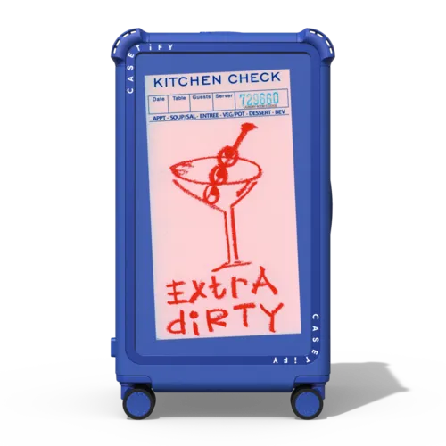 Extra Dirty - Pink | 29" Check-In Trunk Suitcase / Bounce Suitcase / Cobalt Blue | Image 1
