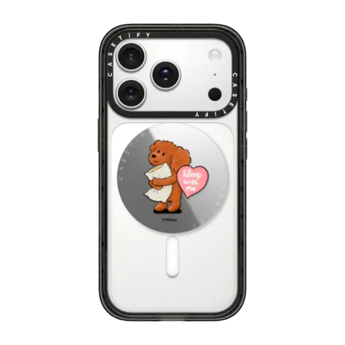 Sleep with Me | Snappy Grip Stand / Snappy Mirror Grip Stand MagSafe Compatible / Silver | Image 1