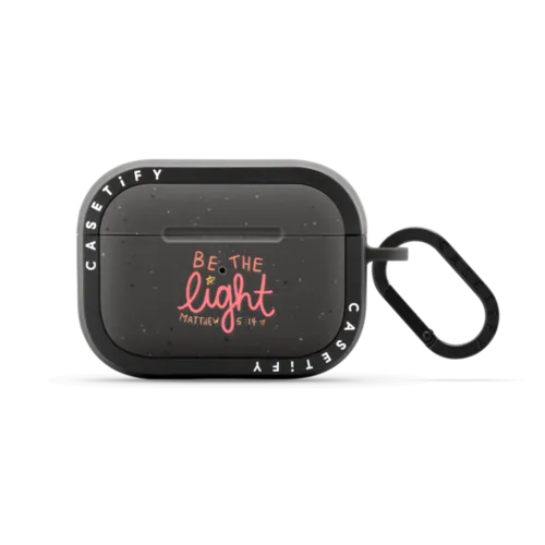 Be The Light | AirPods Pro 2 / Earbuds Bounce Case / Matte Charcoal | Image 1
