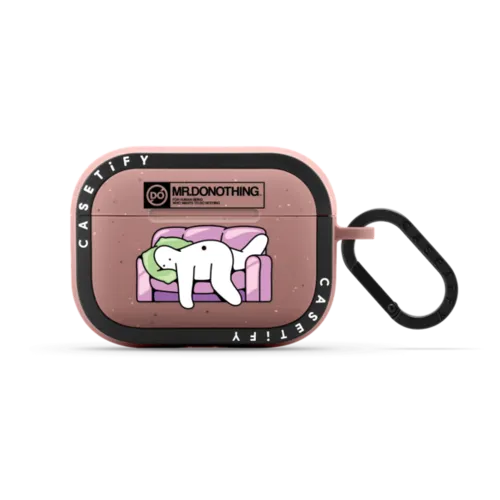 Mr.Donothing-Sofa | AirPods Pro 2 / Earbuds Bounce Case / Matte Dusty Rose | Image 1