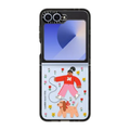 Red Dog Walker | Galaxy Z Flip6 / Impact Case / Black | Image 1