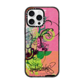 RM Pink Pattern | iPhone 16 Pro Max / Impact Case / Black | Image 1