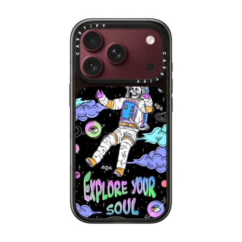 Explore your soul | iPhone 18 Pro / Impact Case MagSafe Compatible - Glossy / Glossy Black | Image 1