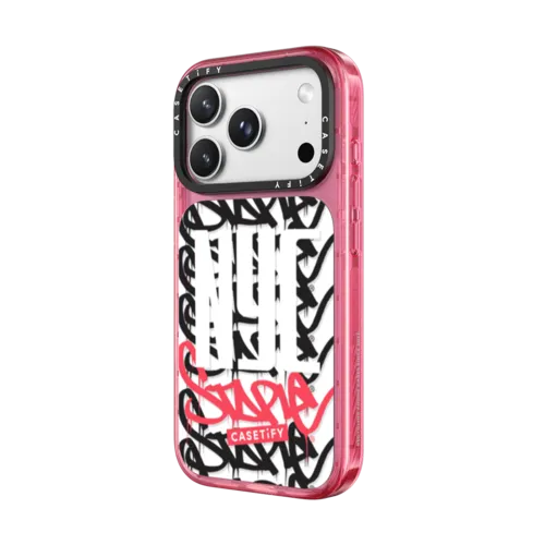 STAPLE Graffiti Custom Case | iPhone 18 Pro Max / Impact Case MagSafe Compatible - Glossy / Glossy Pink | Image 2
