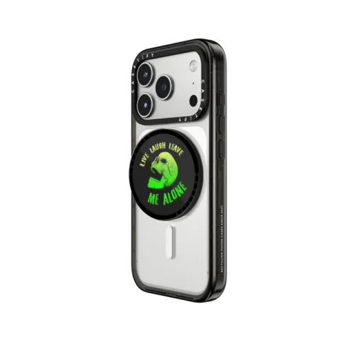 Live Laugh Leave | Snappy Grip Stand / Snappy Grip Stand MagSafe Compatible / Black | Image 2