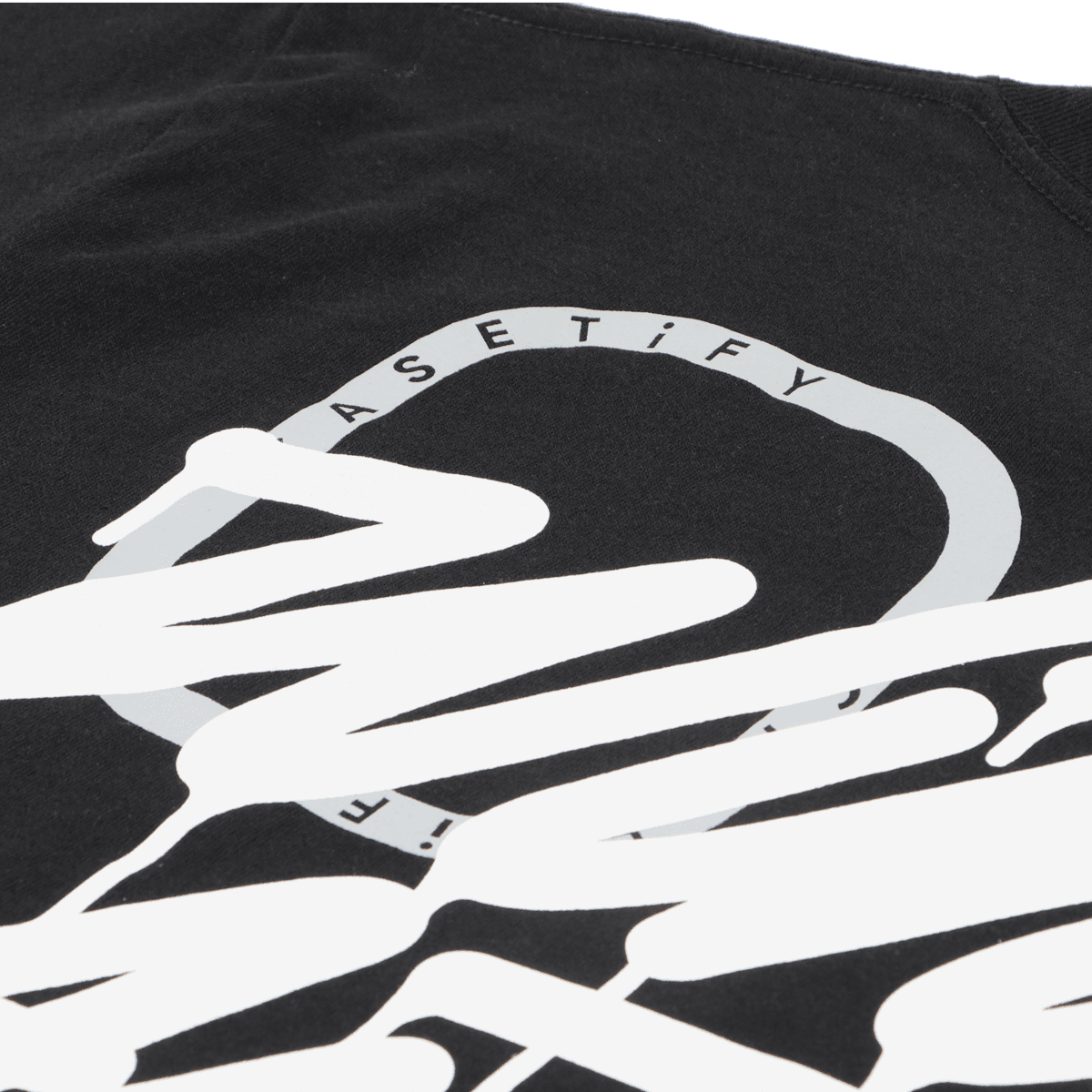 WDS x CASETiFY T-shirt Triple Name Main Logo Black L