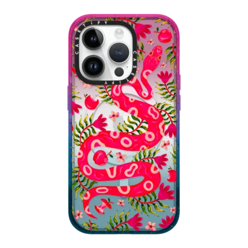 Garden of Eden by Grace Andersson | iPhone 14 Pro / Impact Case MagSafe Compatible / Cotton Candy | Image 1