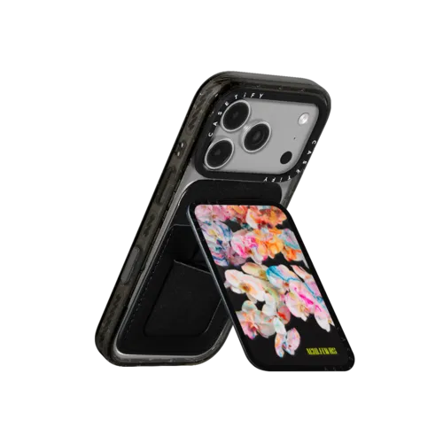 Dream Flwrs | Snappy Cardholder Stand / Snappy Cardholder Stand MagSafe Compatible / Black | Image 3