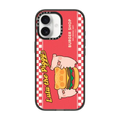 LET'S EAT BURGERS TOGETHER BY LULU THE PIGGY | iPhone 17 / Impact Case MagSafe Compatible / Black | Image 1