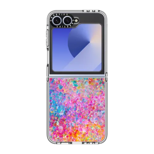 My Neon Summer by Ingrid Ching | Galaxy Z Flip6 / Impact Clear Case / Clear | Image 1