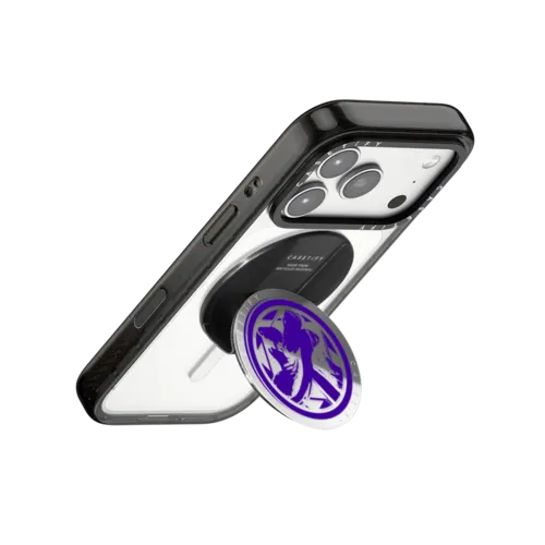 KYUBI Purple Exclusive (Online Exclusive) | Snappy Grip Stand / Snappy Mirror Grip Stand MagSafe Compatible / Silver | Image 3