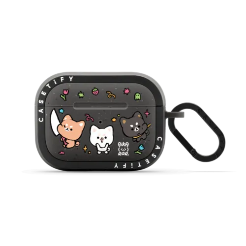 Let's Hangout | AirPods Pro 2 / Earbuds Bounce Case / Matte Charcoal | Image 1