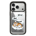 Eat Sleep Repeat Snappy Cardholder Stand | Snappy Cardholder Stand / Snappy Mirror Cardholder Stand MagSafe Compatible / Silver | Image 1