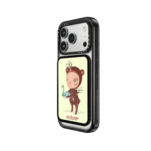 Ueno Park (blossom) | Snappy Cardholder Stand / Snappy Cardholder Stand MagSafe Compatible / Black | Image 2