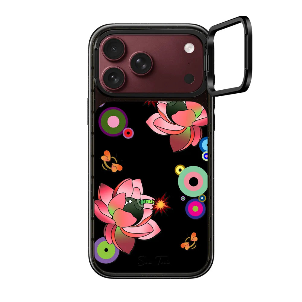 PINK FLOWER BOMB IPHONE CASE BY SUE TSAI | Image 1