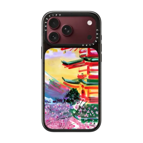 Mount Fuji at Dawn | iPhone 18 Pro Max / Impact Case MagSafe Compatible - Glossy / Glossy Black | Image 1