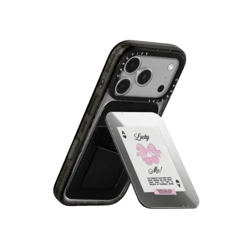 Lucky Me | Snappy Cardholder Stand / Snappy Mirror Cardholder Stand MagSafe Compatible / Silver | Image 3