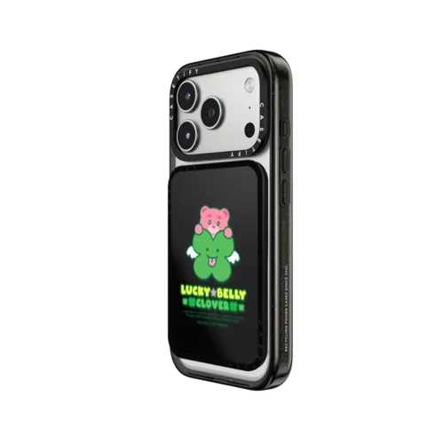 Lucky Belly Clover Snappy Cardholder Stand | Snappy Cardholder Stand / Snappy Cardholder Stand MagSafe Compatible / Black | Image 2