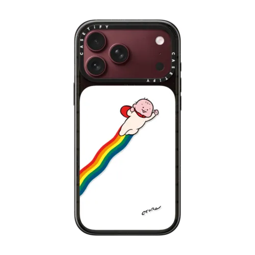 SUPER HERO by TARO OONO | iPhone 18 Pro Max / Impact Case MagSafe Compatible - Glossy / Glossy Black | Image 1