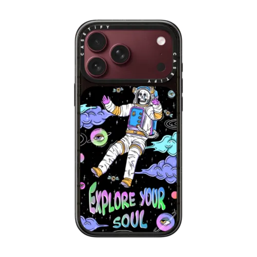 Explore your soul | iPhone 18 Pro Max / Impact Case MagSafe Compatible - Glossy / Glossy Black | Image 1