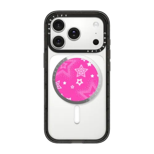 Pink Girly Punk Snappy Grip Stand | Snappy Grip Stand / Snappy Mirror Grip Stand MagSafe Compatible / Silver | Image 1