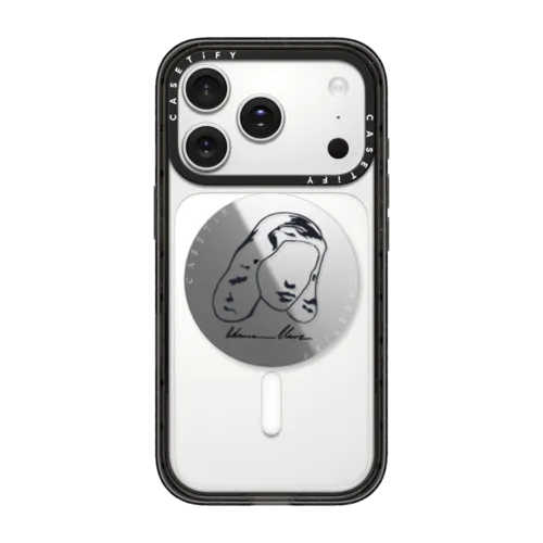 Faceless Woman | Snappy Grip Stand / Snappy Mirror Grip Stand MagSafe Compatible / Silver | Image 1