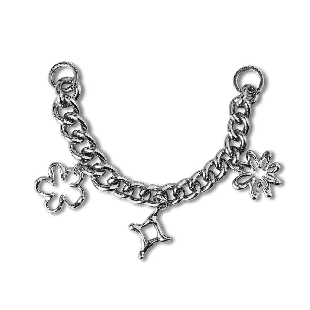 Twinkling Garden Charm Set - Doodle Curb Chain & Garden Party & Twinkle Star