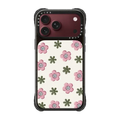 Pink Crystal Bloom | iPhone 18 Pro Max / Ultra Impact Case MagSafe Compatible - Glossy / Glossy Black | Image 1