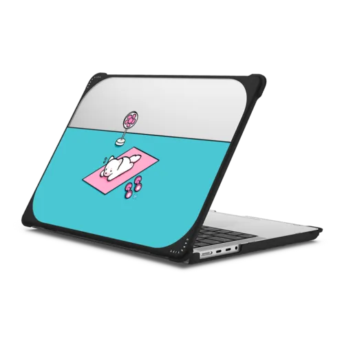 Stretch by PIKARAR | MacBook Pro 14-inch (M1 - M5) / MacBook Bounce Case / Black | Image 1