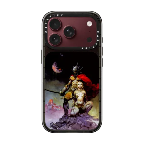 Mastermind of Mars by Frazetta Girls | iPhone 18 Pro / Impact Case MagSafe Compatible - Glossy / Glossy Black | Image 1