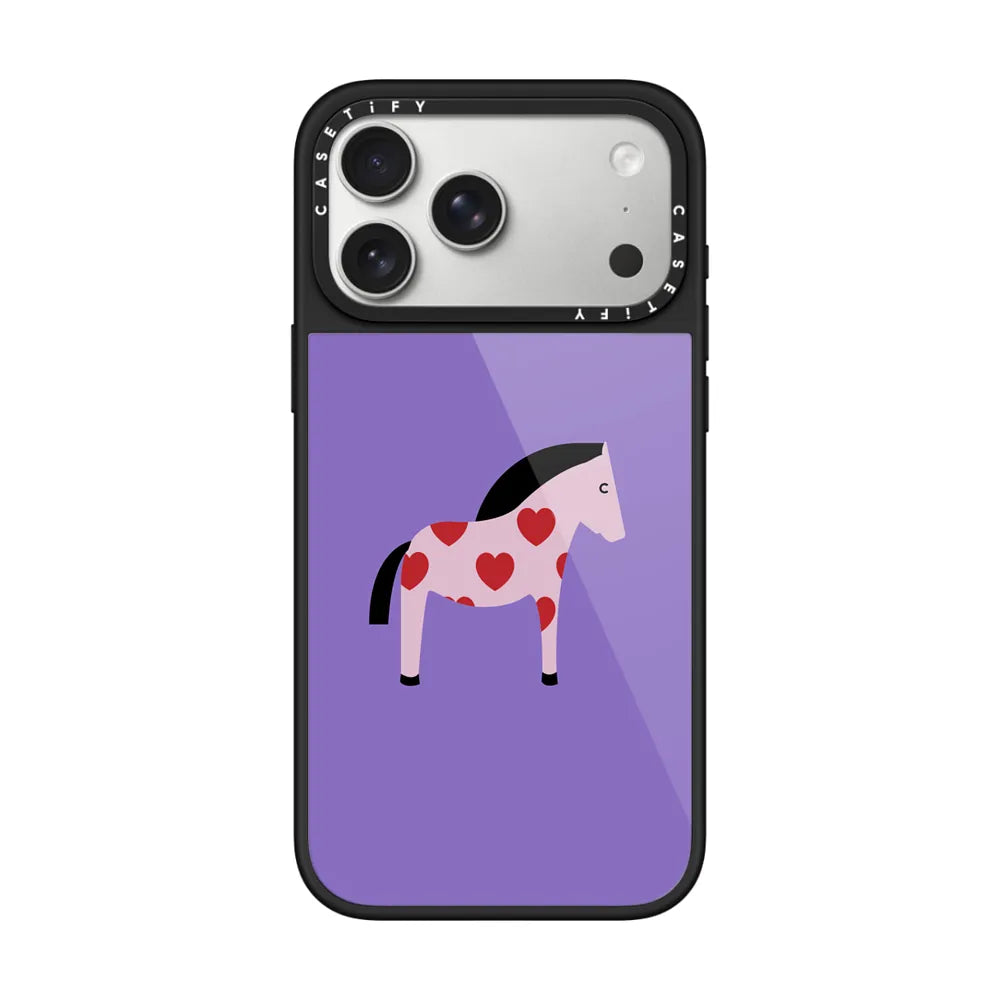 Pony with Red Heart - Lavender Haze | Image 1