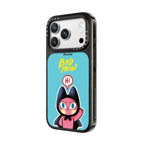 Say Hi! (Blue) | iPhone 18 Pro Max / Impact Case MagSafe Compatible - Glossy / Glossy Black | Image 2