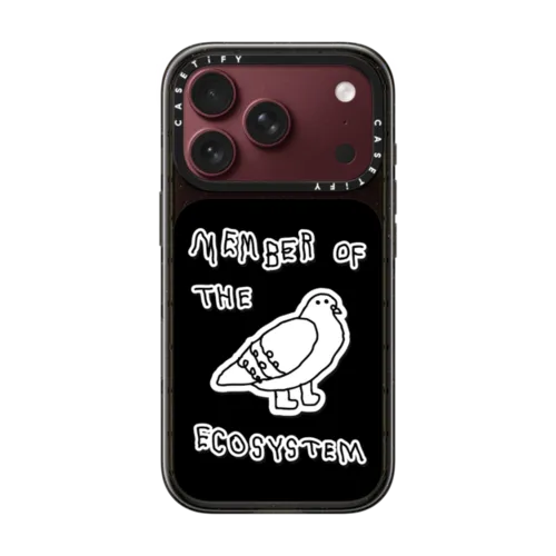 ECOSYSTEM BIRD | iPhone 18 Pro / Impact Case MagSafe Compatible - Glossy / Glossy Black | Image 1