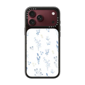 Small blue flowers | iPhone 18 Pro Max / Impact Case MagSafe Compatible - Glossy / Glossy Black | Image 1