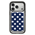 Nautical Polka Cardholder Stand | Snappy Cardholder Stand / Snappy Mirror Cardholder Stand MagSafe Compatible / Silver | Image 1